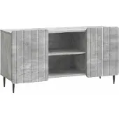 Syfax TV-Schränk Betongrau 102 x 34,5 x 52 cm Holzwerkstoff