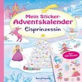 Sonstige Verlage Adventskalender Stickerheft für Kinder ab 3 Jahren: Eisprinzessin, Winterfeen & Einhörner zum Gestalten