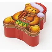 Eh Excellent Houseware VINTERA Keksdose mit Weihnachtsmotiv, 1,7 l