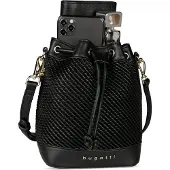Bugatti Handtasche Umhängetasche Julice Bucket Bag Black schwarz