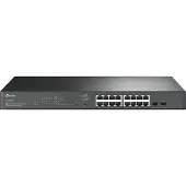 TP-LINK Netzwerk-Switch L2/L2+ Gigabit Ethernet (10/100/1000) Power over Ethernet (PoE) 1U Schwarz