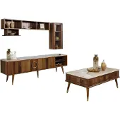 AEA Design Wohnwand Schrankwand Schrank Regal Sideboard Fernseh Lowboard tv rtv