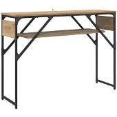 Syfax Konsolentisch Artisan-Eiche Holzwerkstoff 105x30x75cm