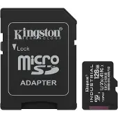 Kingston Technology 128GB microSDXC Industrial C10 A1 pSLC Karte + SD-Adapter, 128 GB, MicroSDXC, Klasse 10, UHS-I, 100 MB/s, 80 MB/s
