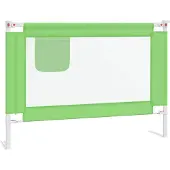 Syfax Kleinkind-Bettschutzgitter Grün 90x25 cm Stoff