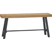 Syfax Bank 110 cm Massivholz Teak
