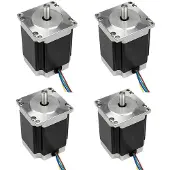 OEM Schrittmotor, 270 oz-in Haltemoment, effiziente Steuerungstechnologie, 4 Stück Motor