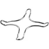 Fackelmann 78321 Gasherdständer 2 Einheiten Silber Silber One Size