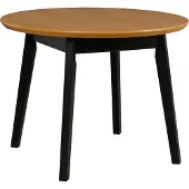 LeafDesign Esstisch Oslo 4 ausziehbar, rund, Eiche, 100-130 cm Durchmesser, 75 cm Höhe