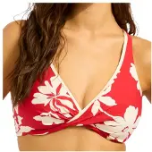 Seafolly - Mayflower Wrap Front F Cup Bra - Bikini-Top Gr 44 rosa