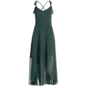Vera Mont Abendkleid "Damen mit Volant" Ohne Tasche Wickel-Design