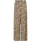 Ichi Stoffhose "Damen Overall IHNIMA", Damen, Gr. 38, N-Gr, braun (braun leopard aop), Obermaterial: 100% Polyester PES., Hosen Stoffhose