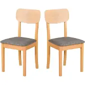 LeafDesign Esszimmerstuhl 2 x "Hugo 4", grandson, eiche