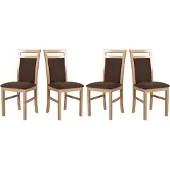LeafDesign Esszimmerstuhl - Set 4x MILANO 5 sonoma, soro 28