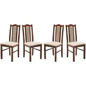 LeafDesign ESSZIMMERSTUHL - 4er-Set Bos 2 nussbaum berlin new 3