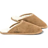 Fellhof Trendy Uni Lammfell-Pantoffel Beige (Natur), 3201-NAT - Gr. 48-49