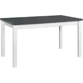 LeafDesign Esstisch Alba 1 ausziehbar, Graphit, Buchenholz-Laminat, 120-150x80 cm, Höhe 78 cm