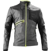 Acerbis Enduro One Motorrad Textiljacke, schwarz/gelb, 2XL