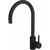 Elleci Cloud, Standard, Schwarz, Keratek, Hebelgriffe, Einzelbild, 3,5 cm