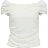 Object Gerafftes Off Shoulder Top