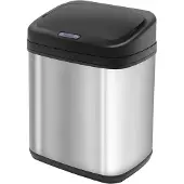 HOMCOM Sensor Mülleimer 20L Edelstahl Automatisch Mülleimer mit Bewegungssensor