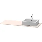 Duravit Konsole XSquare 140x55x1,6cm, m 1 AS, AS re, Tau matt