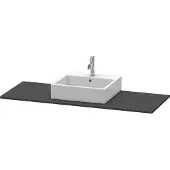 Duravit Konsole XSquare 140x55x1,6cm, m 1 AS, AS mit, graph matt