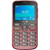 Doro 1880, Balken, Single SIM, 6,1 cm (2.4"), Bluetooth, 1000 mAh, Rot