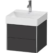 Duravit XSquare Meuble sous-lavabo suspendu, 2 tiroirs, 484x397x460mm, XS416008080, XS416008080