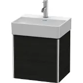 Duravit Waschtischunterschrank XSquare 43,4x34x39,7cm, wandhängend, Tür re, Ei sw