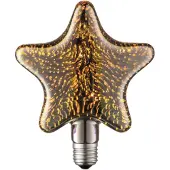 LUCANDE LED-Lampe E27 Stern 4W 3D Feuerwerk