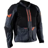 Leatt Jacket ADV FlowTour 4.5 Short V26 grau-schwarz-orange XL