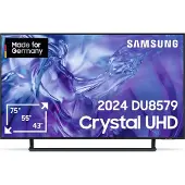 Samsung 50" Crystal UHD 4K DU8579 Tizen OS Smart TV (2024), 127 cm (50"), 3840 x 2160 Pixel, Kristall, Smart-TV, WLAN, Titan