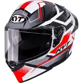 Kyt R2R Parsec Helm, grau/rot/weiß, S (55/56)