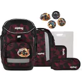 Ergobag pack Schulranzen, 6-teiliges Set, UnaufhaltBär