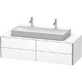 Duravit XSquare Konsolenwaschtischunterbau wandhängend, 4 Schubkästen, 1400x400x548mm, XS4915M8484