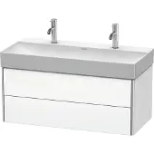 Duravit XSquare Meuble sous-lavabo suspendu, 2 tiroirs, 984x397x460mm, XS416308484, XS416308484