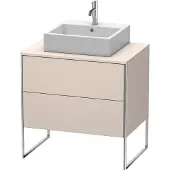 Duravit XSquare Konsolenwaschtischunterbau freistehend, 2 Auszüge, 800x778x548mm, XS492008383
