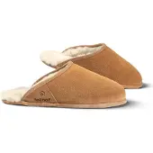 Fellhof Trendy Uni Lammfell-Pantoffel Beige (Natur), 3201-NAT - Gr. 42-43