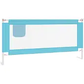 Syfax Kleinkind-Bettschutzgitter Blau 190x25 cm Stoff