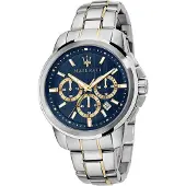 Maserati Herren Uhr Chronograph Successo Edelstahl Armband silber D2UMAR8873621016
