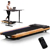 Hammer Laufband Walk 2.0 NorsK - Walking Pad mit Steigung, Laufband Schreibtisch bis 6 km/h, LCD-Fernbedienung, mit LED-Laufmarkierungen