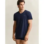 Gant Kurzarmshirt "V-NECK T-SHIRT 2-PACK" Mit V-Ausschnitt