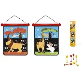 Scratch Kratzer aktives Spiel: Magnetische Darts Medium - Safari 40 x 31 cm