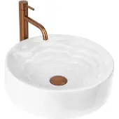 REA Aufsatzwaschbecken Calla Weiß