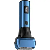 INF Elektrischer Rasierer - Tiefblau: Glatte Rasur, Lange Akkulaufzeit Blau