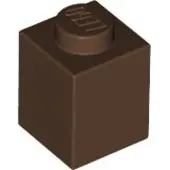 LEGO 50 Stück , Teile Nr. 3005 in Braun (Reddish Brown)