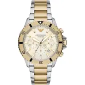 Giorgio Armani Herrenuhr EMPORIO AR11606, goldfarben, sportlich.