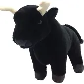 Wild republic Spanischer Stier - Plusch - schwarz - 20 cm - Kampfstier
