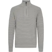 !Solid Troyer SOLID "Troyer SDValencia", Herren, Gr. M, grau (light grau melange), Obermaterial: 100% Baumwolle CO., Pullover Troyer